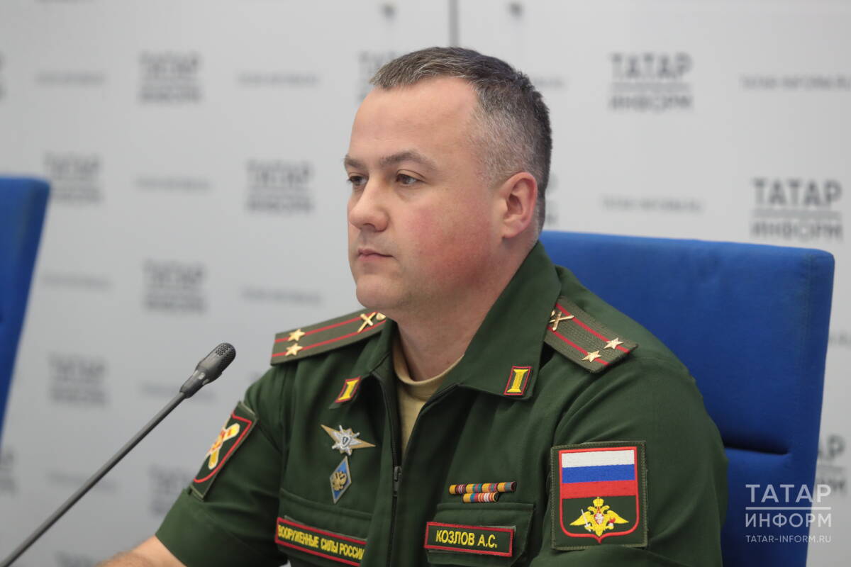 Начальник пункта отбора на службу по контракту в Казани Андрей Козлов  Фото: © Рамиль Гали / «Татар-информ»  