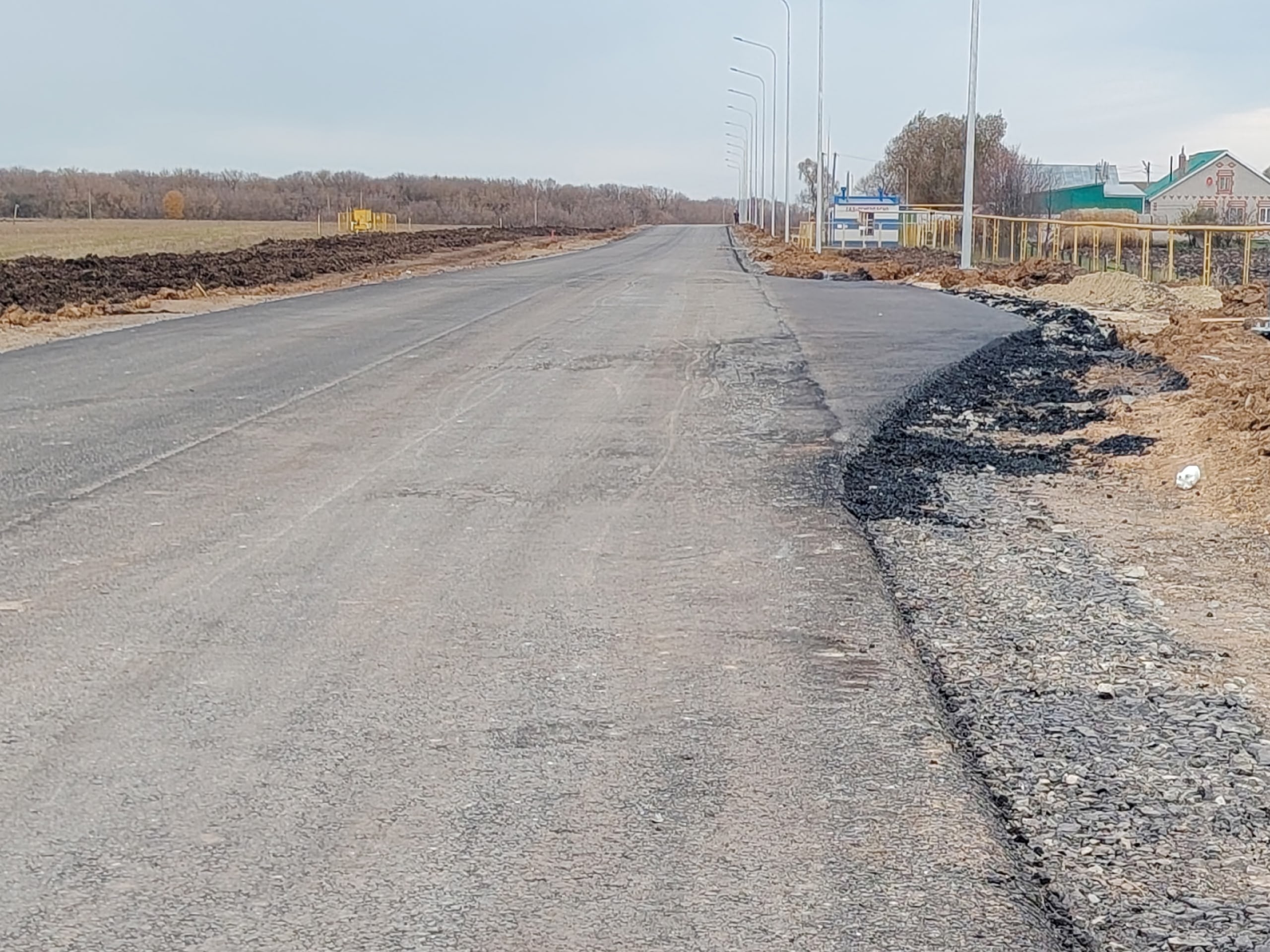 Дорога в деревне Аксу. Фото А\ Юсуповой.
