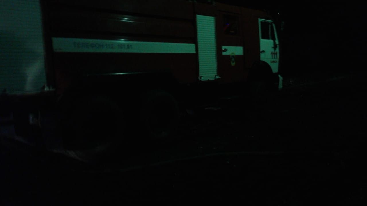 Сегодня ночью  в Чувашских Кищаках был пожар (+ ФОТО)