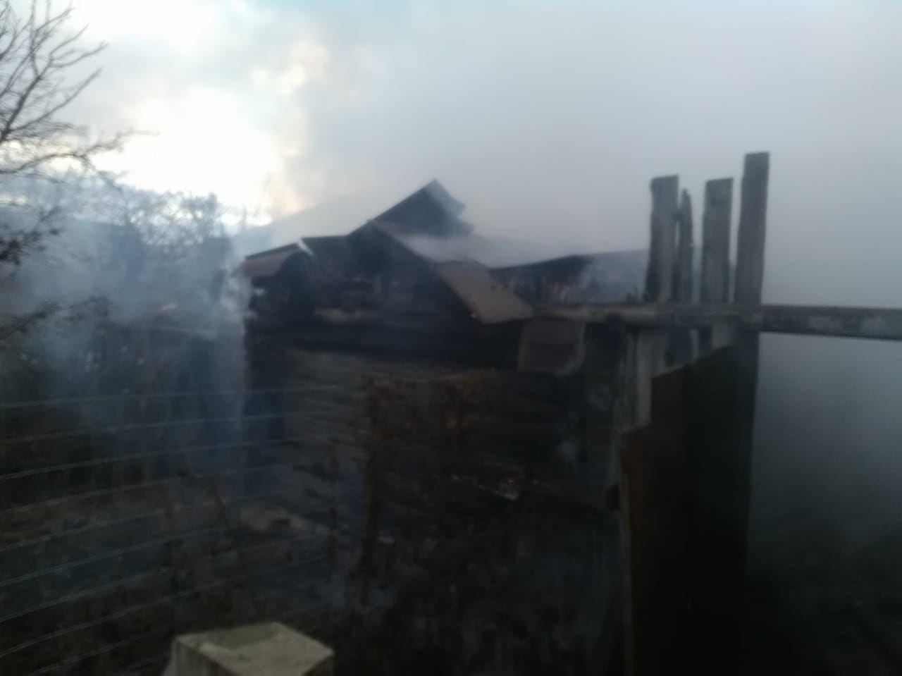 В деревне Чувашские Кищаки опять пожар. Второй раз за неделю (+фото)