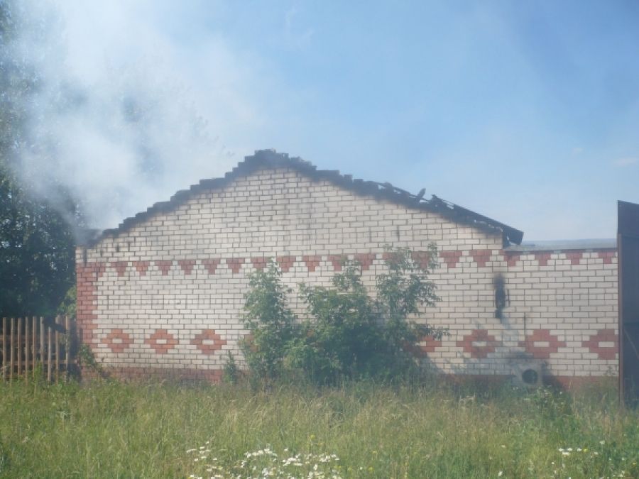 В Кайрево был пожар (+фото)