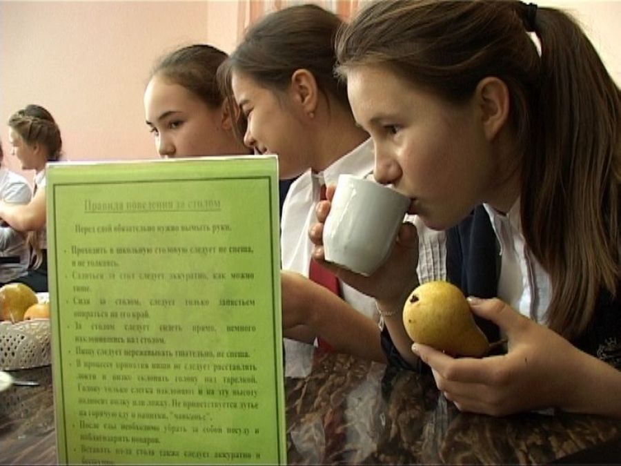 Как организовано питание детей в школе №1 г.Буинска