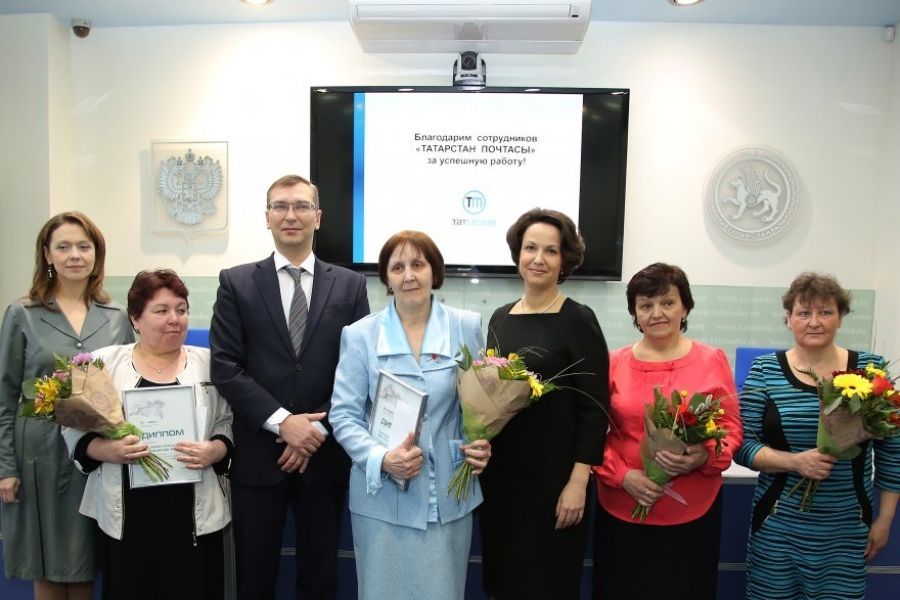 Почтальонка из Буинска Надежда Майорова  получила награду от ТАТМЕДИА