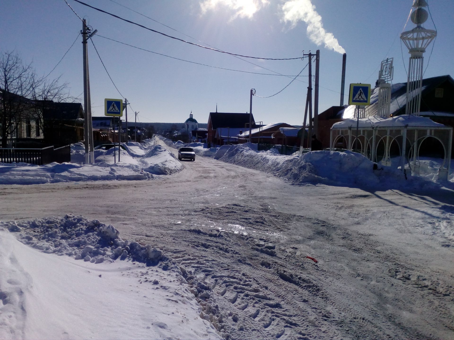 Буинцы, не жалуйтесь! И тротуары, и дворы от снега очищаются (+ фото)