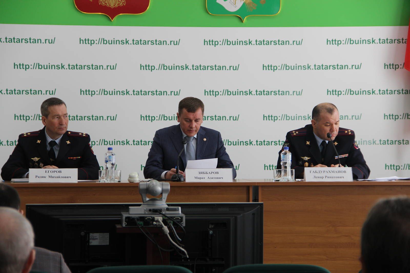 Сегодня Буинск посетил главный инспектор ГИБДД Татарстана Ленар Габдурахманов (фоторепортаж)