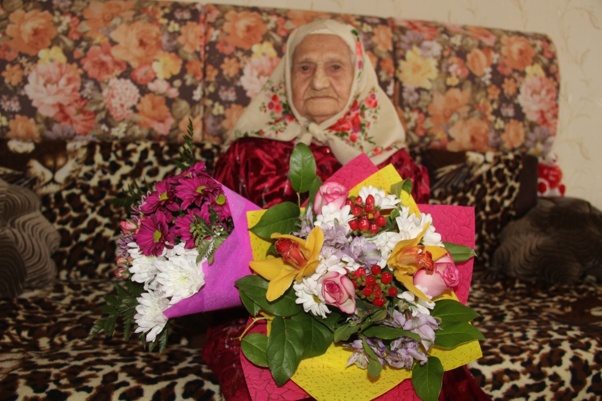 100-летняя Амина эби передала буинцам привет из Апастово (+фото)