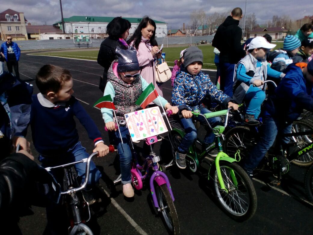 На празднике состоялись велогонки среди дошколят (+фото)
