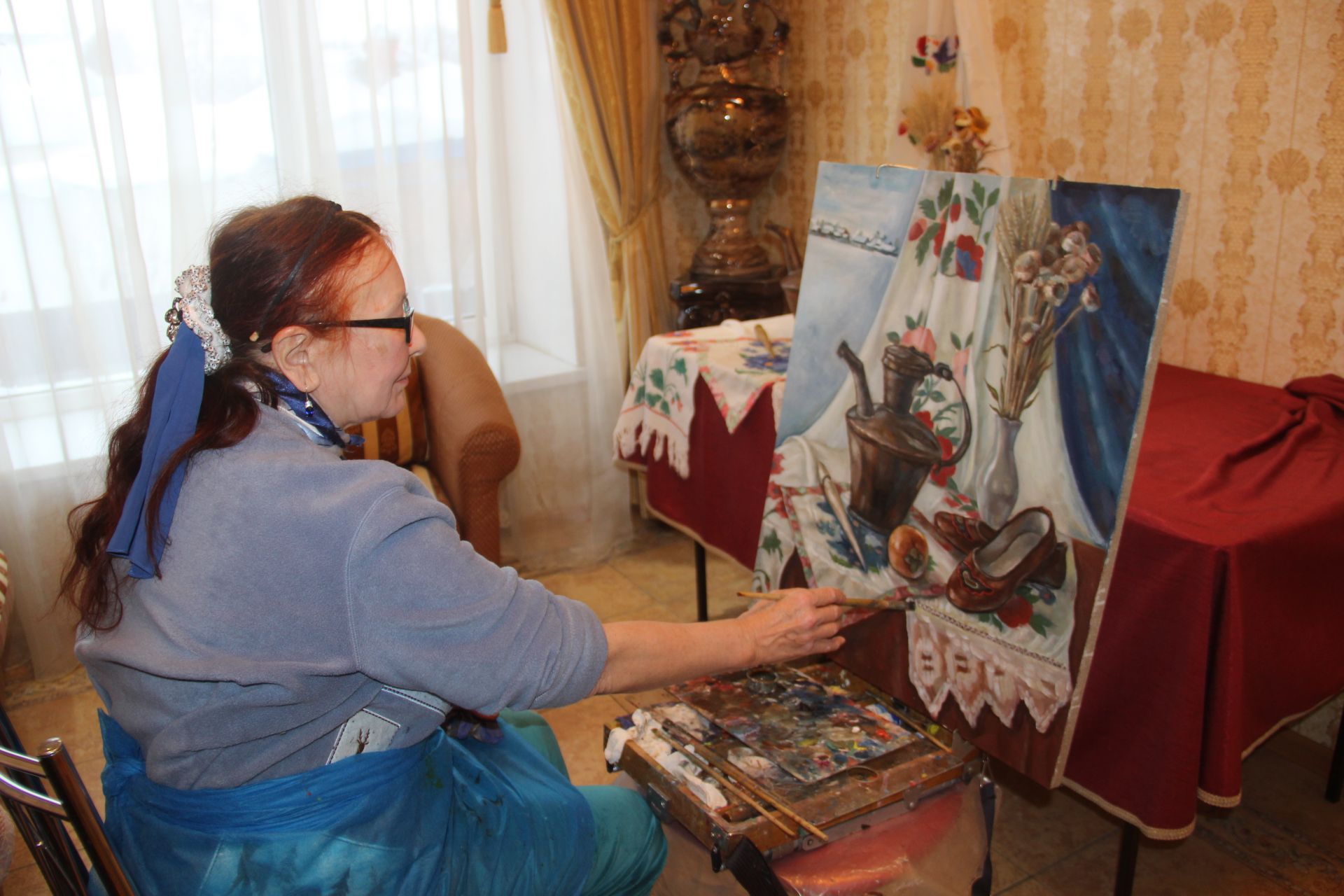 В деревне Адав-Тулумбаево Буинского района вновь собрались художники (фоторепортаж)