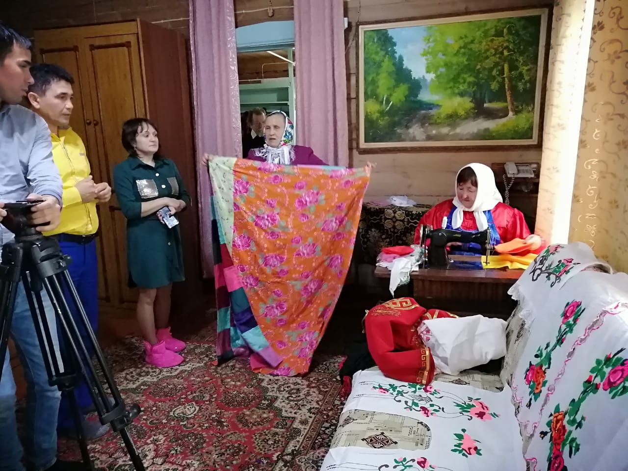 В деревни Бюрганы Буинского района  татары делают квас, чуваши пекут беляши (фоторепортаж, видео)