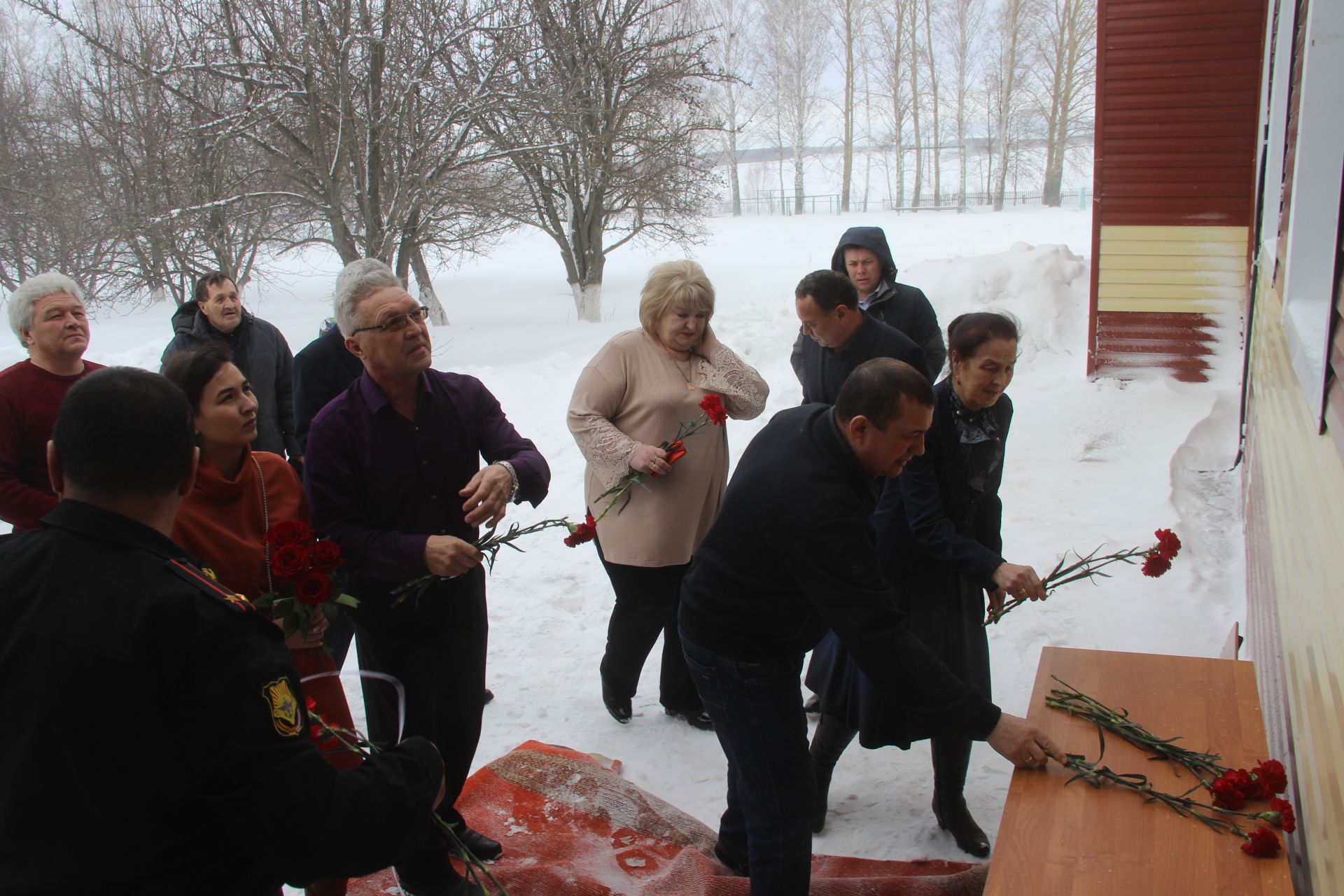 Сегодня в Буинском районе открыли мемориальную доску в память о героическом земляке