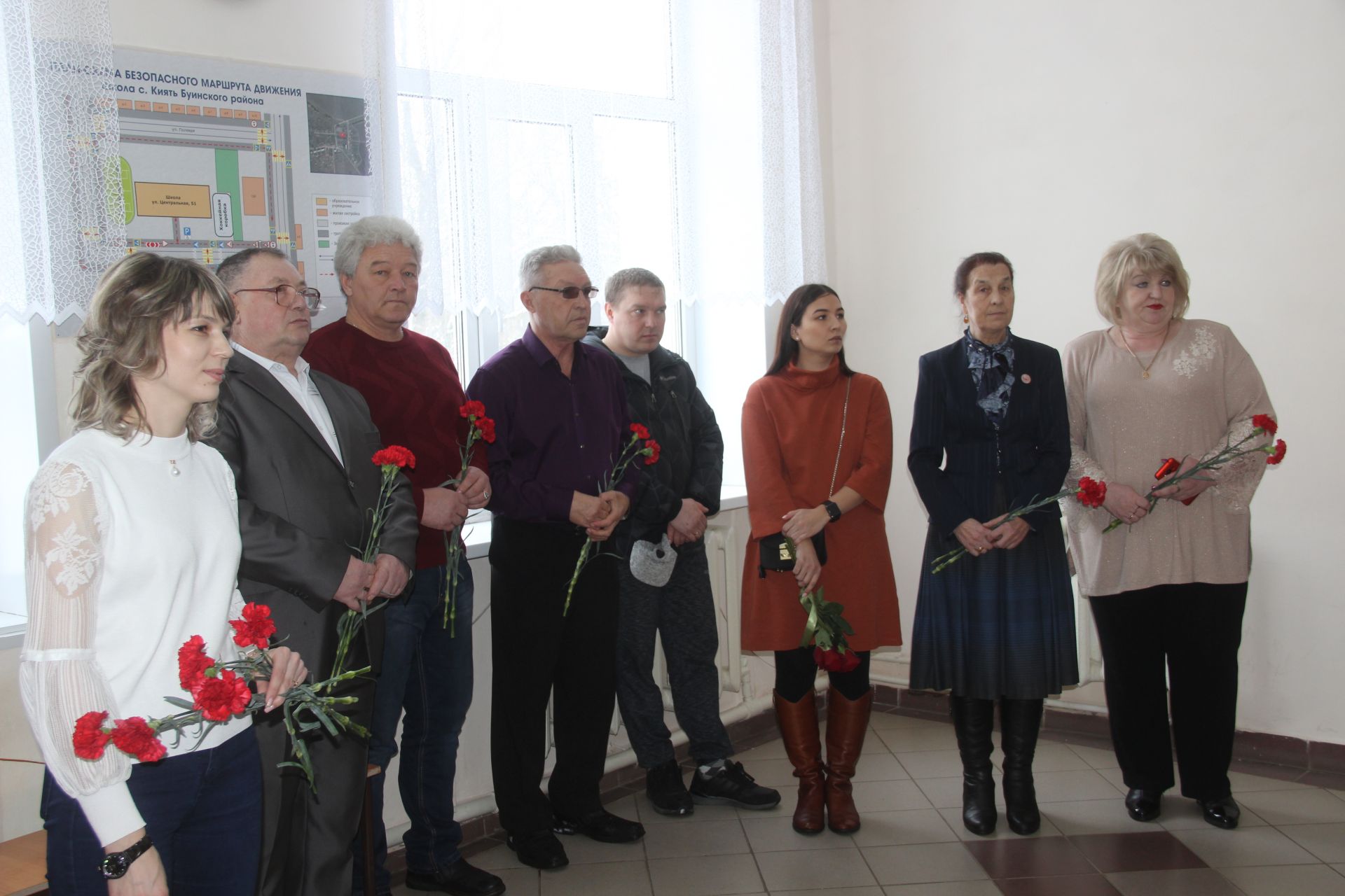 Сегодня в Буинском районе открыли мемориальную доску в память о героическом земляке