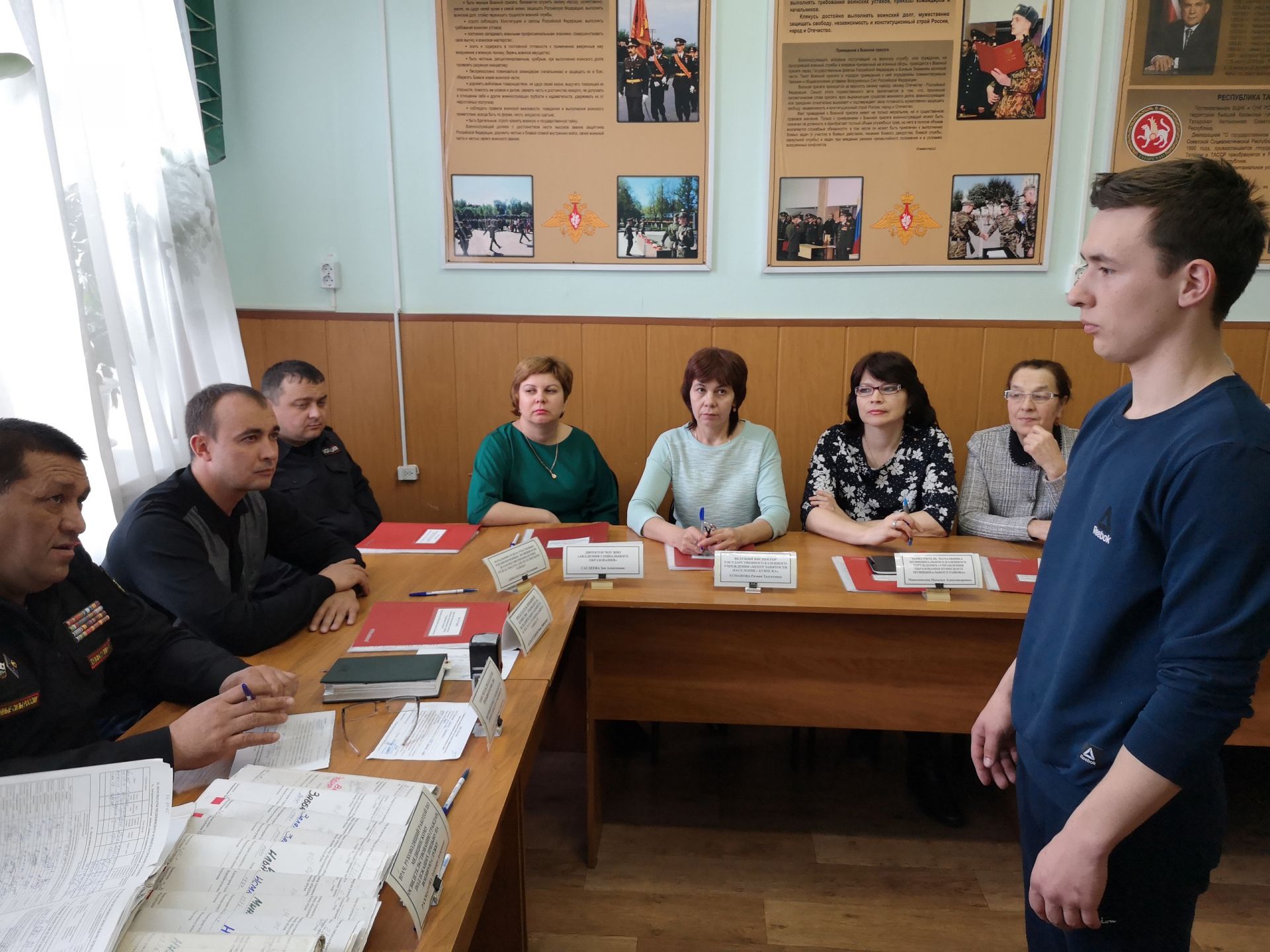 Сегодня в Буинске состоялось заседание призывной комиссии (+фото)