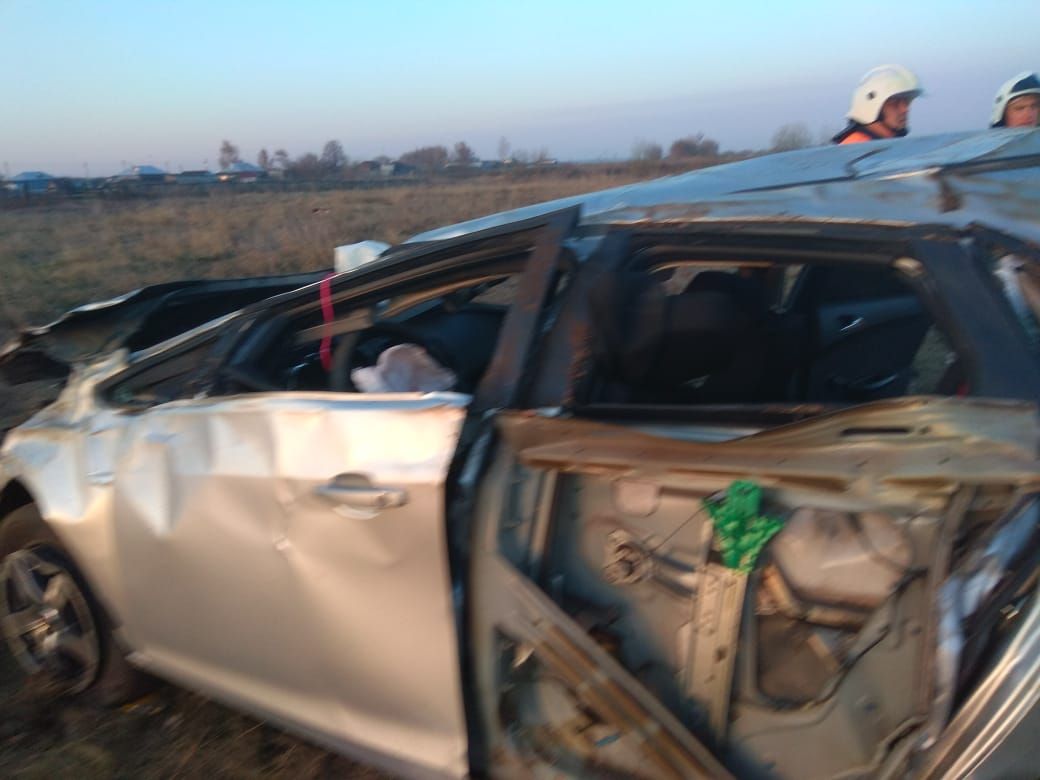 Сегодня утром в Буинском районе три человека погибли в ДТП с иномаркой