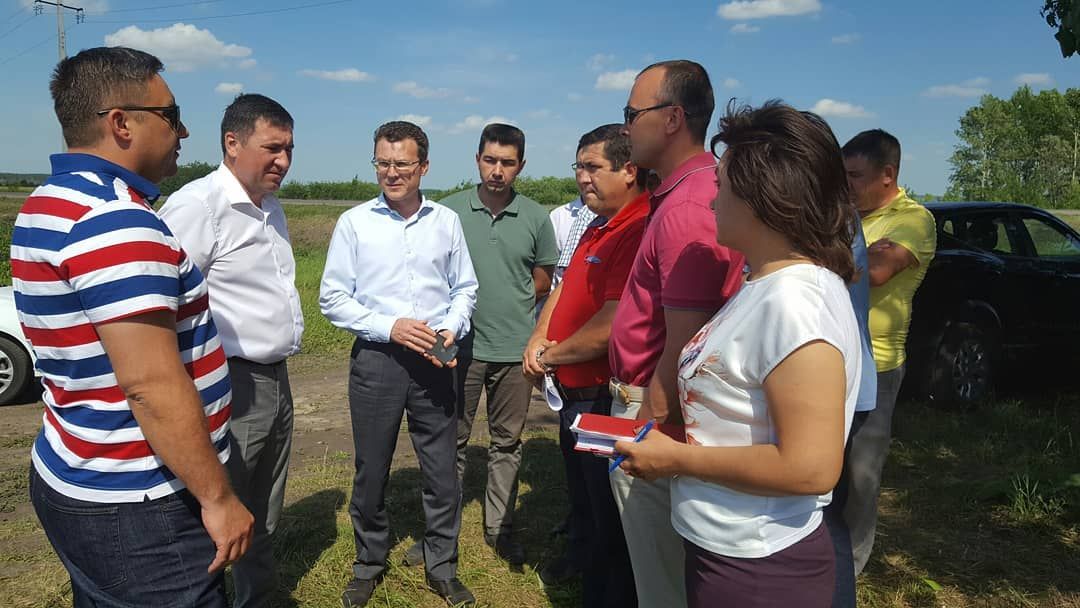 Буинский район посетил первый заместитель министра экономики Республики Татарстан  Рустем Сибгатуллин