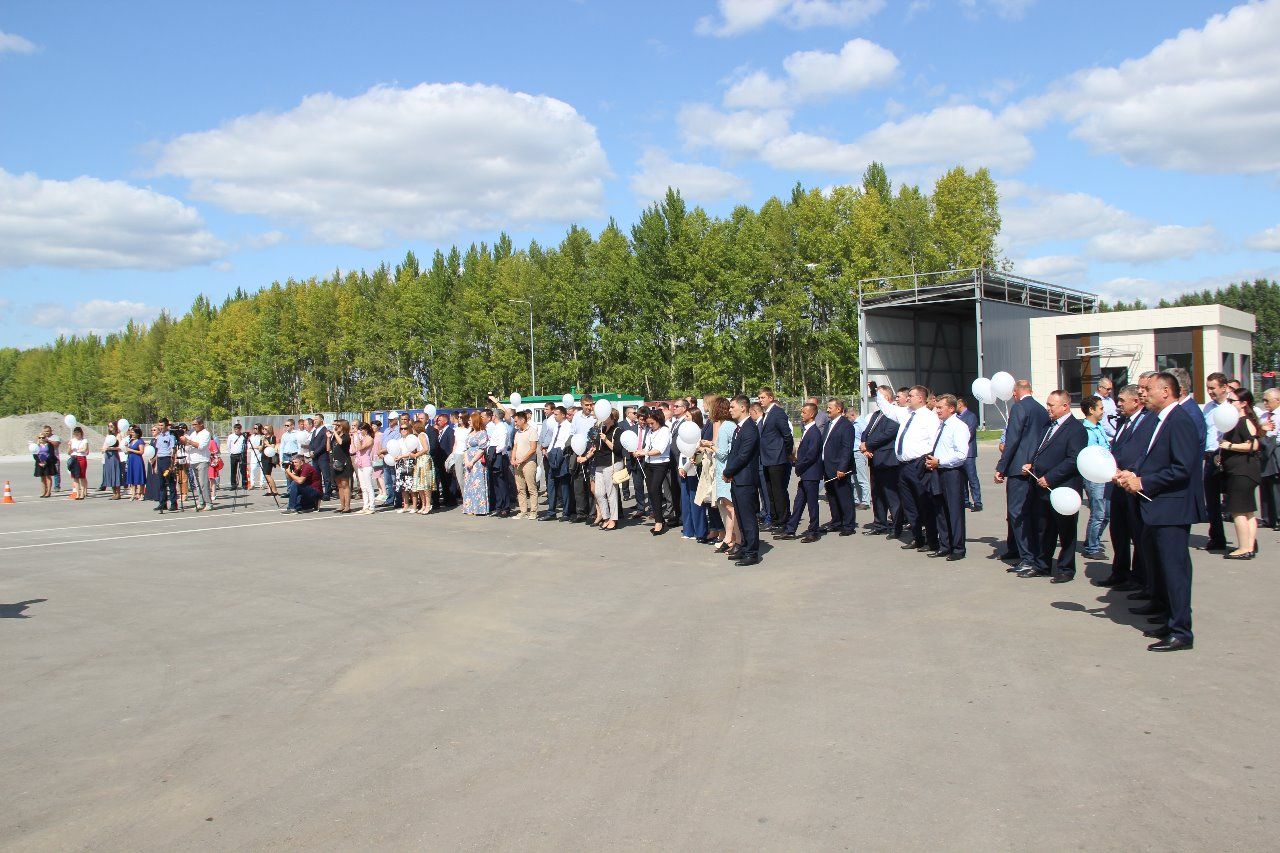 В Буинске запущена в эксплуатацию асфальтосмесительная установка фирмы «Ammann Universal АВР-240», приобретенный Буинским филиалом АО «Татавтодор»