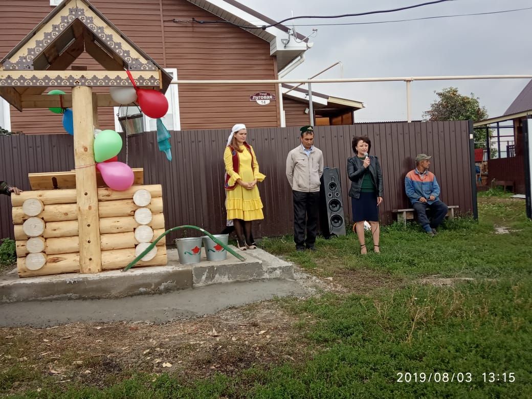 В деревне Верхние Лощи Буинского района супруги-пенсионеры построили колодец на свои деньги (+фото)