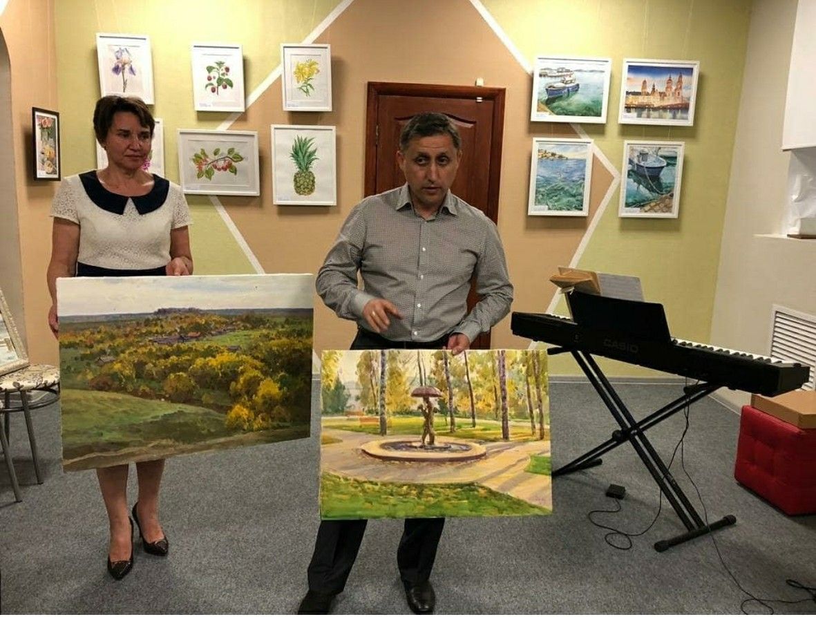 Встреча художника Рустема Хузина в Буинском краеведческом музее