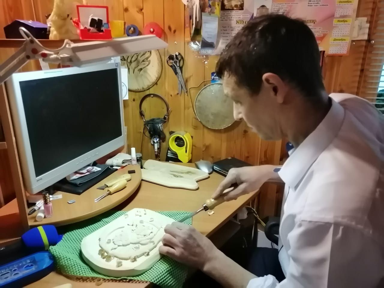 Азат Яруллин из Буинского района делает из шурупов, старых гвоздей скорпиона, &nbsp;мясорубку &nbsp;(фото)&nbsp;