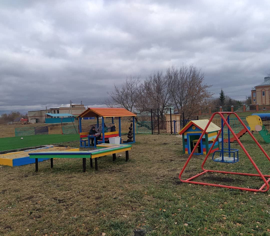 В деревне Исаково Буинского района работает спортивная площадка с искусственным газоном (+ фото)