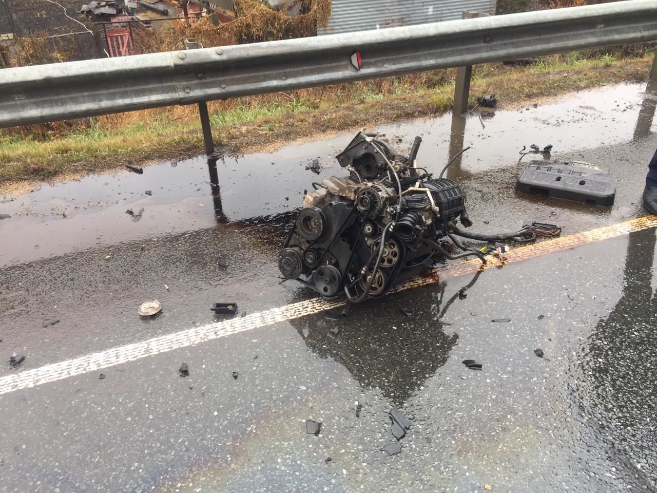 Страшная авария произошла в эти минуты на объездной дороге Буинска
