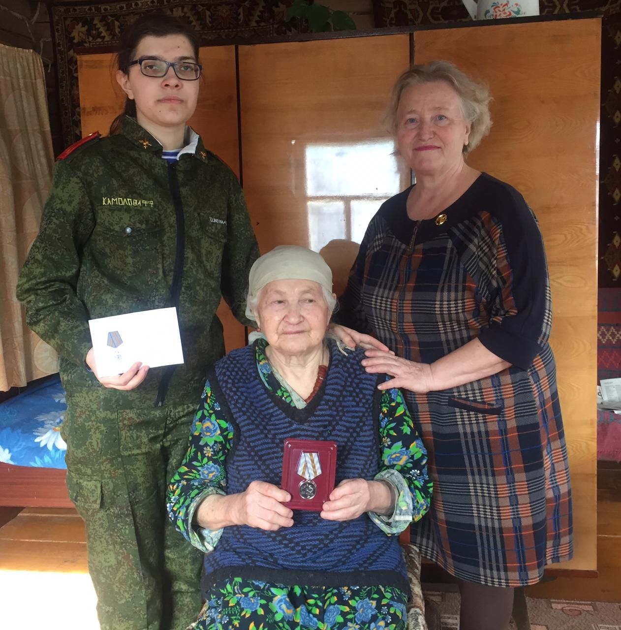 В Буинском продолжается вручение юбилейных медалей труженикам тыла и вдовам ветеранов ВОВ (+фото)