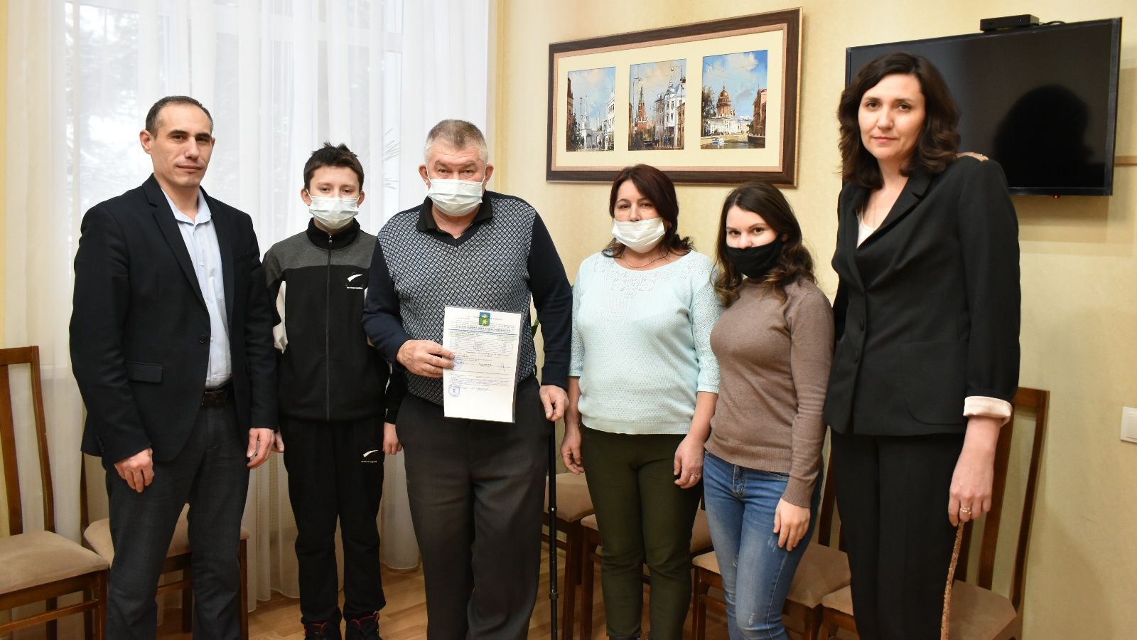 Семья Тимряковых  из Буинского района получила государственный жилищный сертификат
