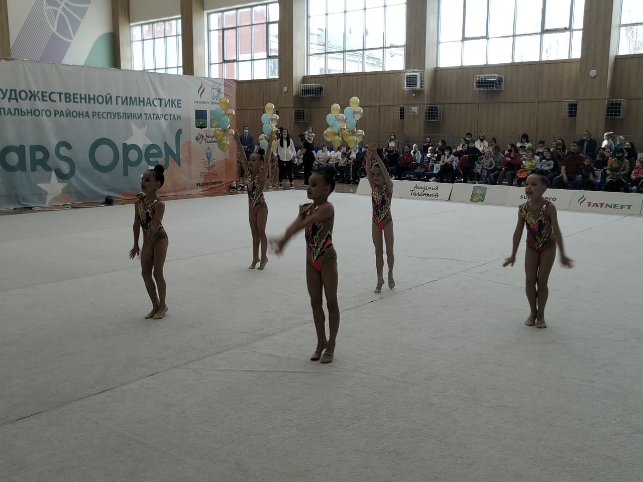 Буинск впервые приветствовал  юных гимнасток