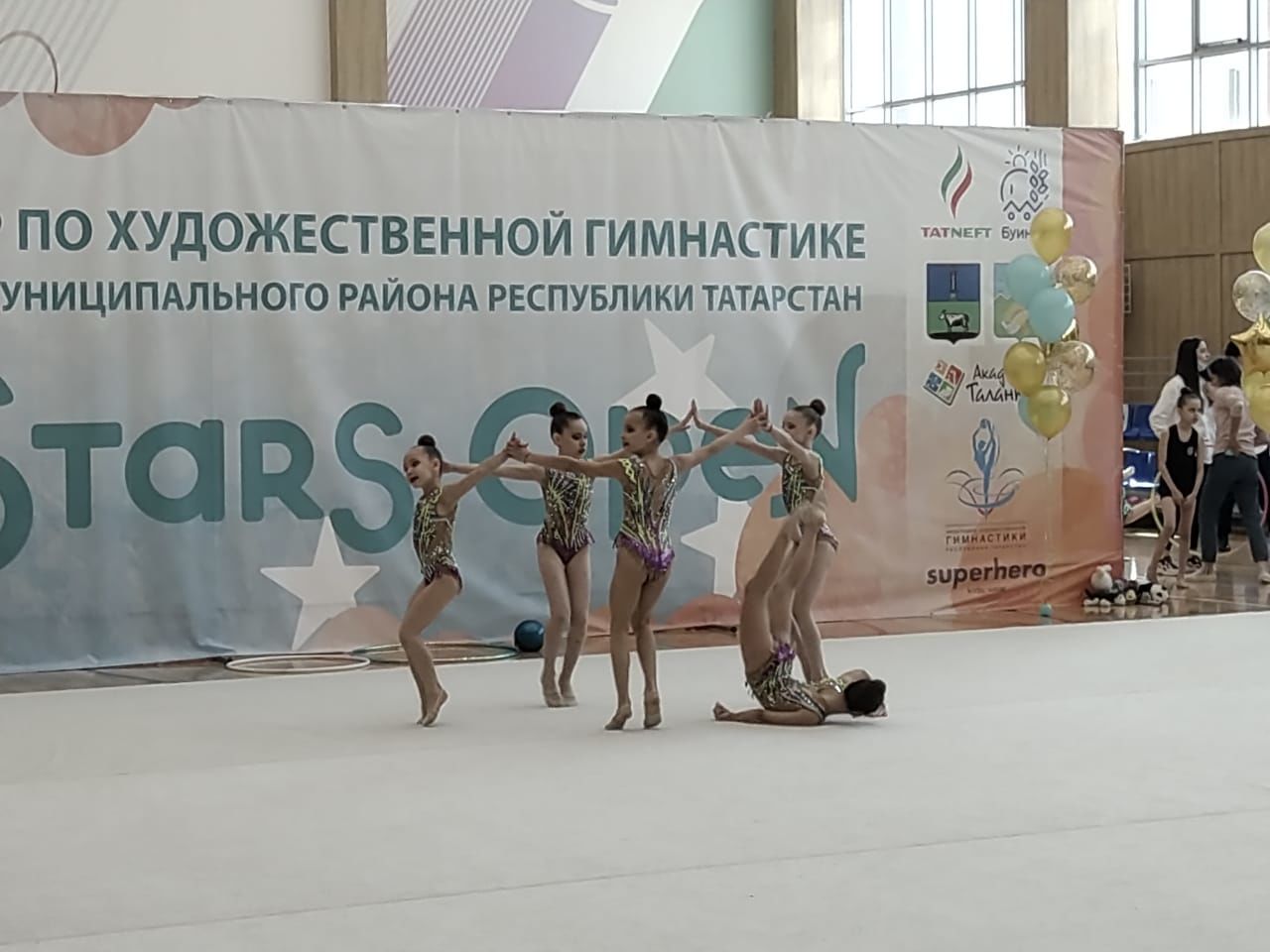 Буинск впервые приветствовал  юных гимнасток