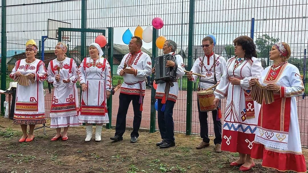 Сегодня в Буинском районе состоялось открытие спортплощадки