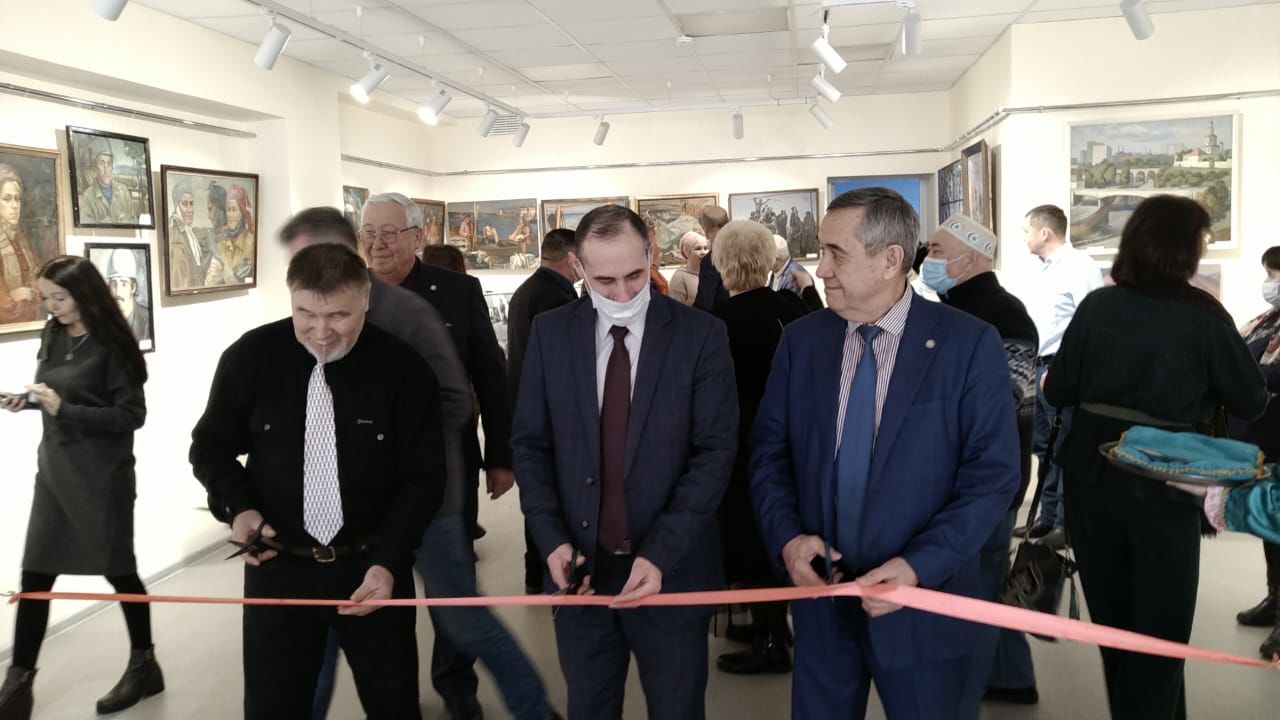 Сегодня в родной деревне - Черки-Кильдуразах&nbsp; состоялось открытие комнаты-музея художника Шамиля Нигматуллина фото, видео