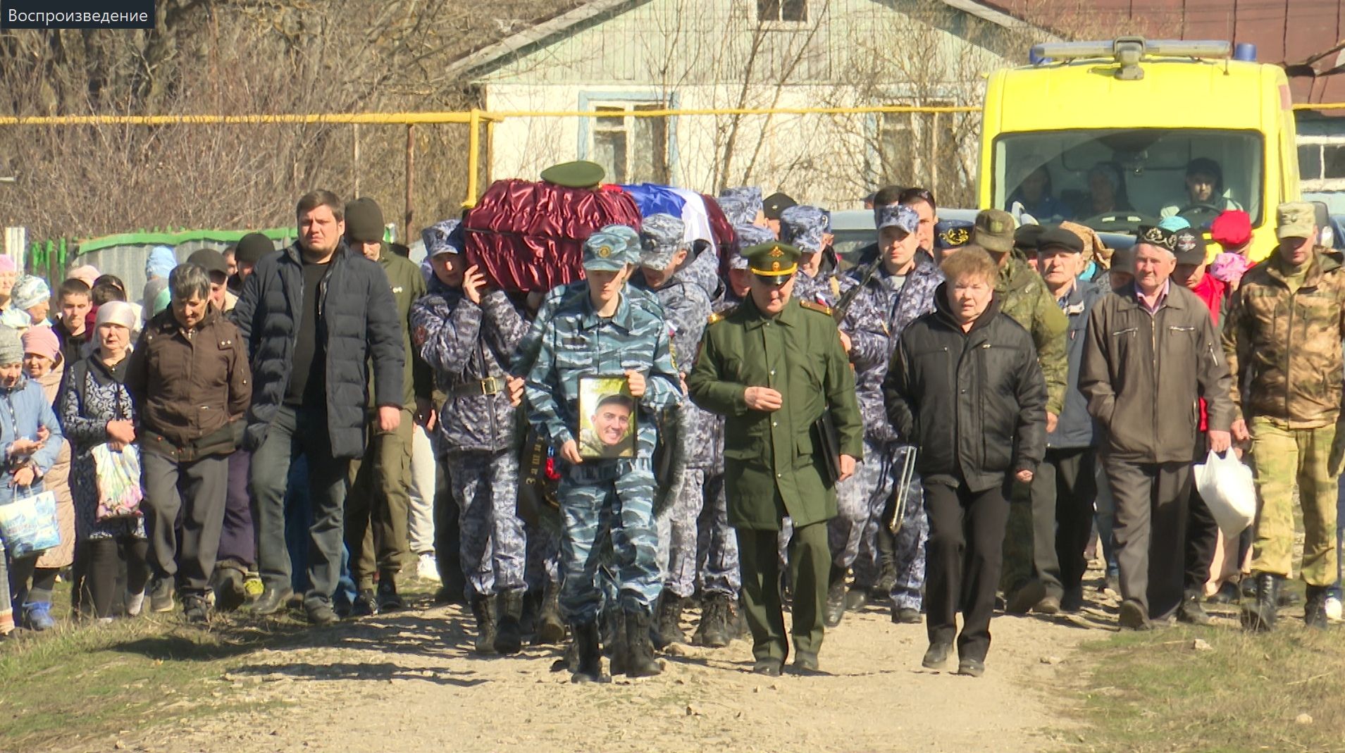 В Буинском районе простились с участником военной операции Данисом  Волковым (фото)