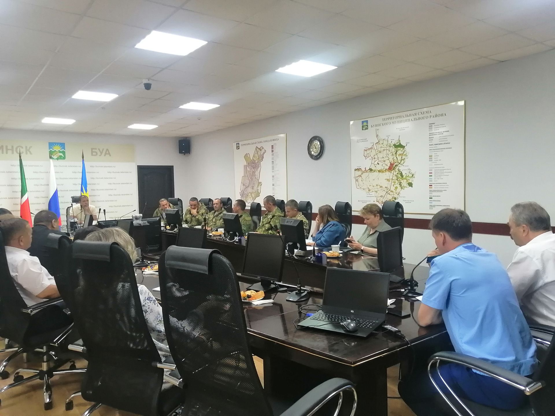 Сегодня в Буинске состоялась встреча с участниками специальной военной операции (фото, видео)