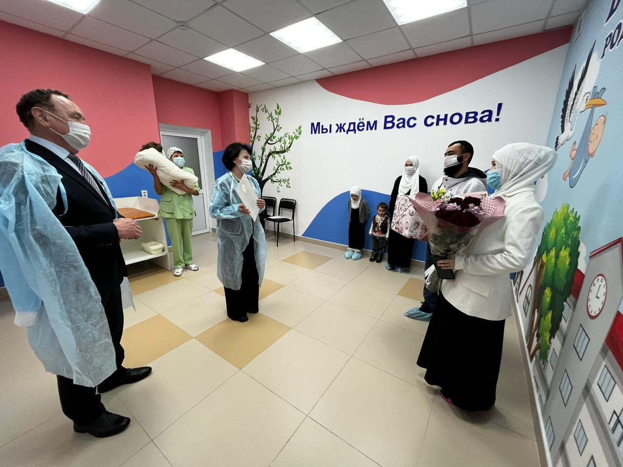 Из Буинского роддома выписали первого малыша в этом году
