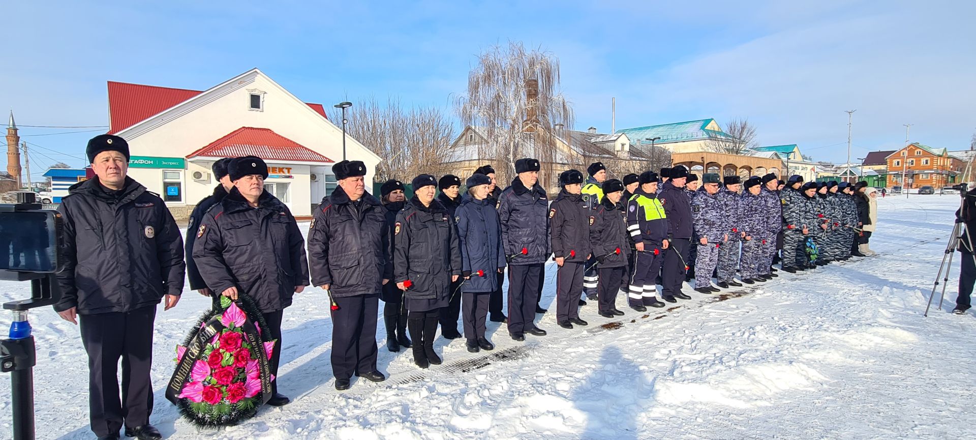 В Буинске почтили память сотрудников, погибших от рук вооруженных дезертиров (фото, видео)