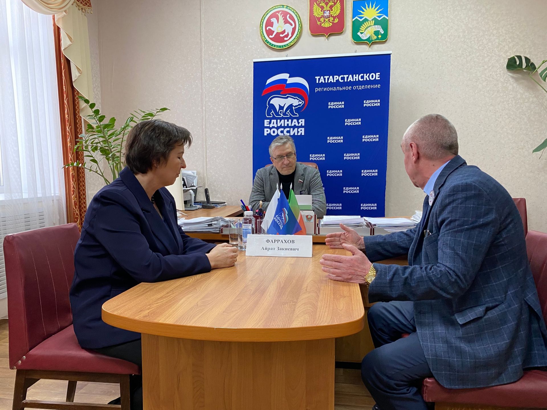 Сегодня в Буинск с рабочим визитом прибыл депутат Государственной Думы РФ