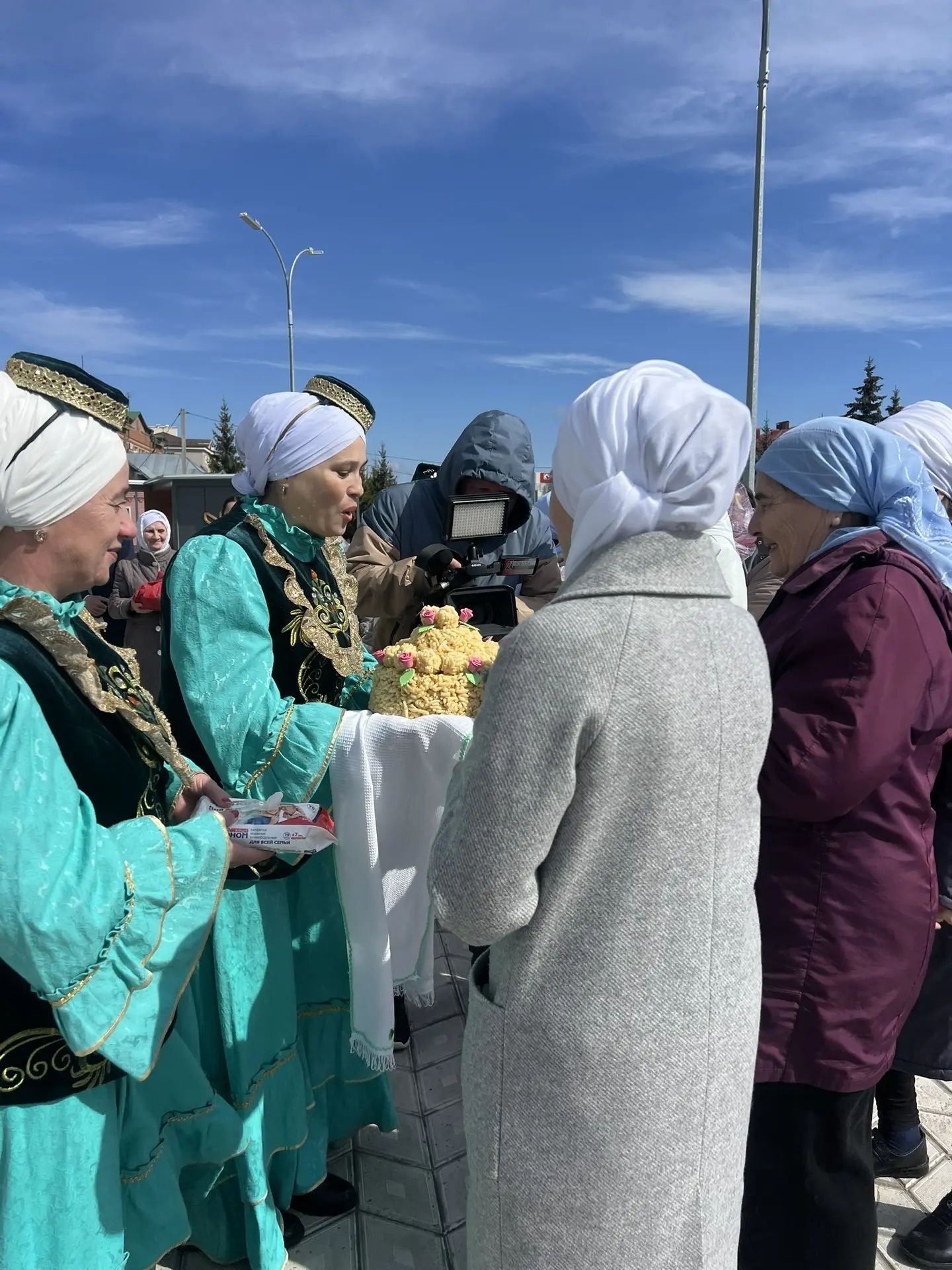Сегодня село Новые Чечкабы  Буинского района принимало гостей из Кайбицкого района