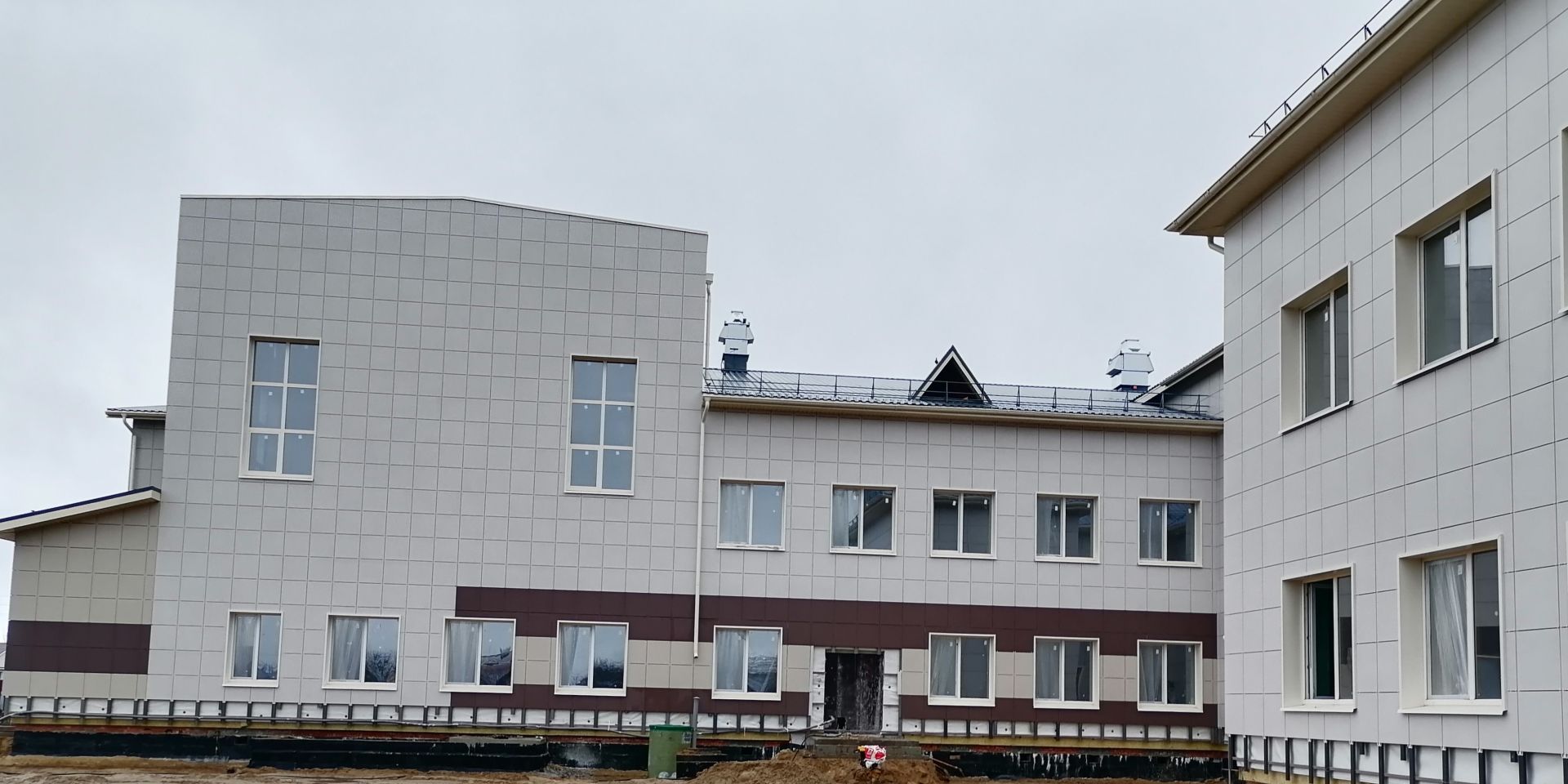 В Буинске продолжается строительство школы на 192 места