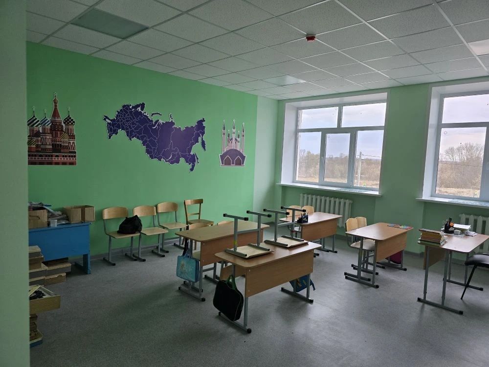 В Бюргановской школе Буинского района капремонт выполнен на 30%