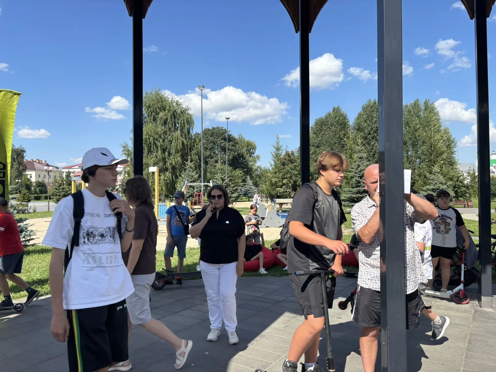 В Буинск приехали спортсмены и райдеры казанского экстрим-парка «УРАМ»