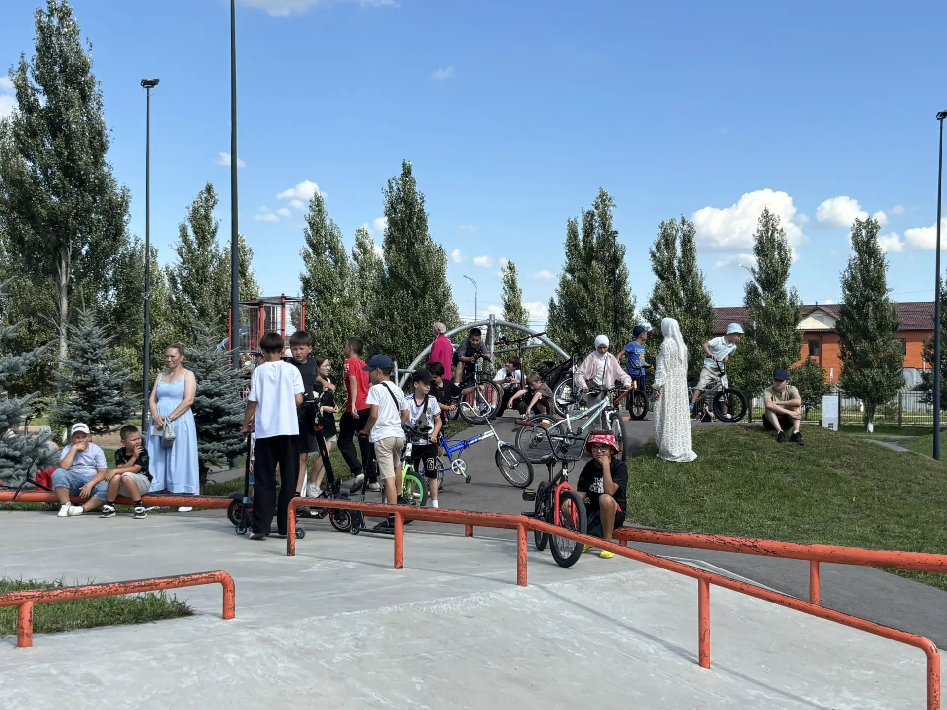В Буинск приехали спортсмены и райдеры казанского экстрим-парка «УРАМ»