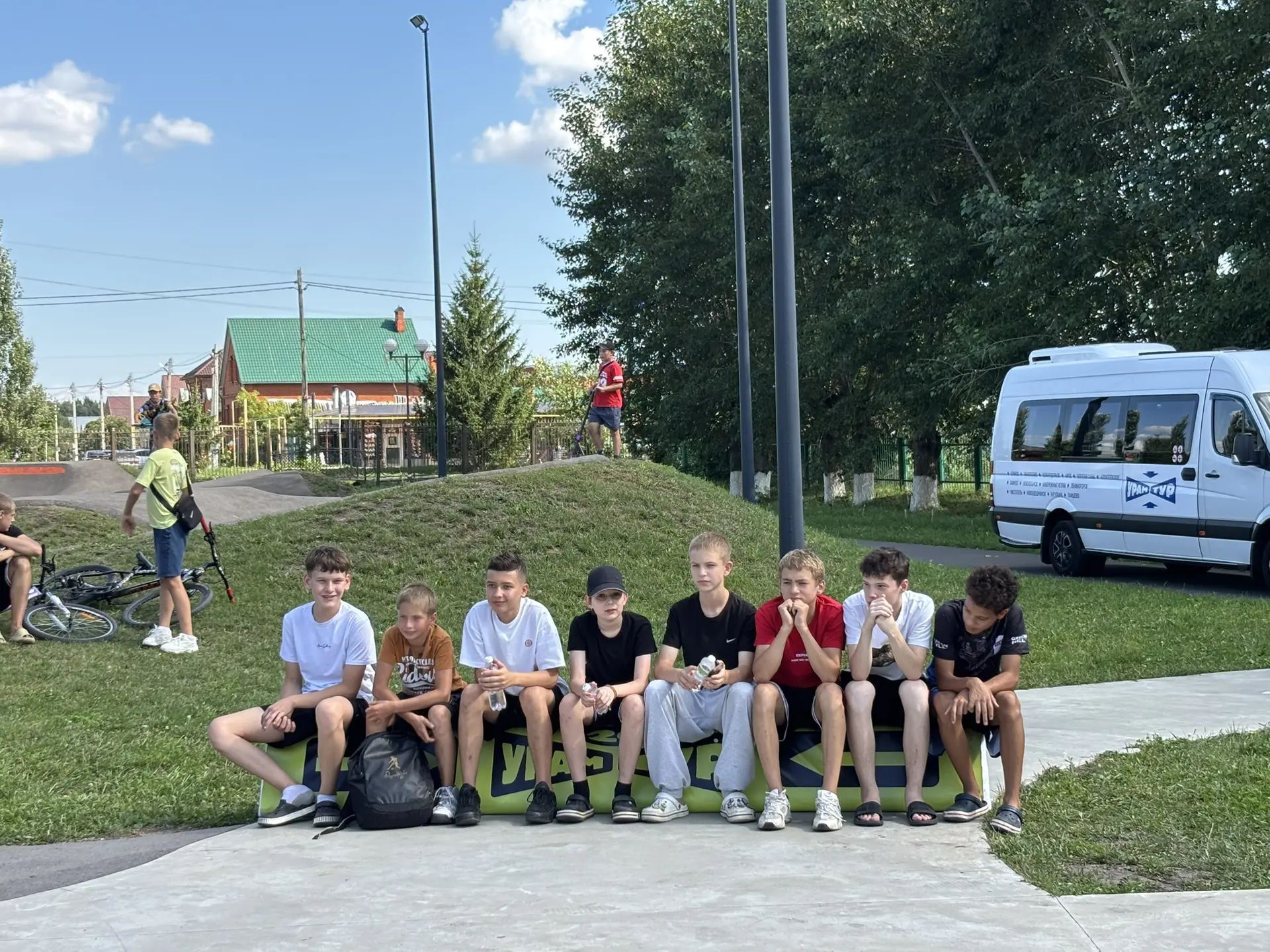 В Буинск приехали спортсмены и райдеры казанского экстрим-парка «УРАМ»