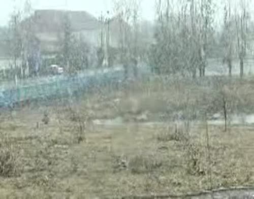 В Буинске выпал снег (ВИДЕО)