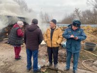 Сегодня около девяти утра на улице Малая Набережная в Буинске вспыхнул пожар