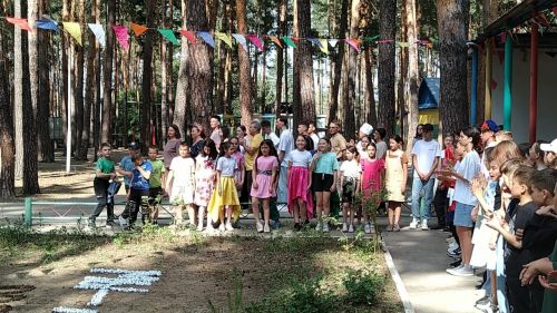 Сегодня состоялось открытие первой смены оздоровительных лагерей