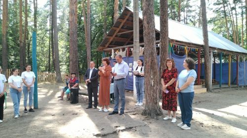 Сегодня состоялось открытие первой смены оздоровительных лагерей