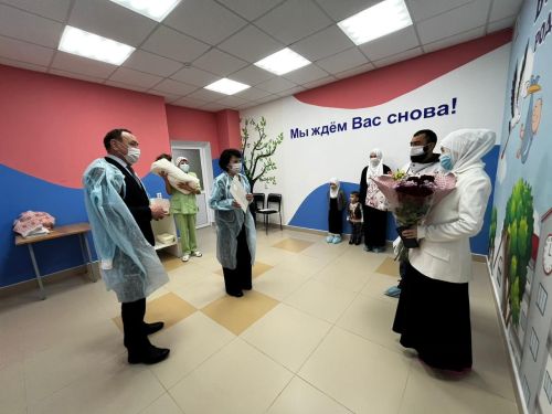 Из Буинского роддома выписали первого малыша в этом году
