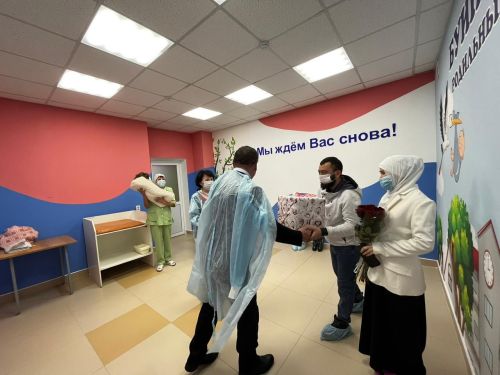 Из Буинского роддома выписали первого малыша в этом году