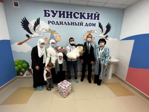 Из Буинского роддома выписали первого малыша в этом году