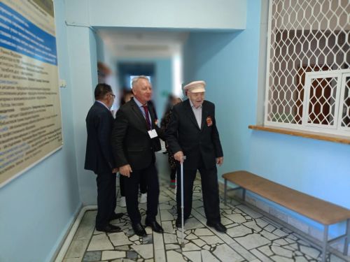В Буинске проголосовал 104-летний ветеран войны (фото)
