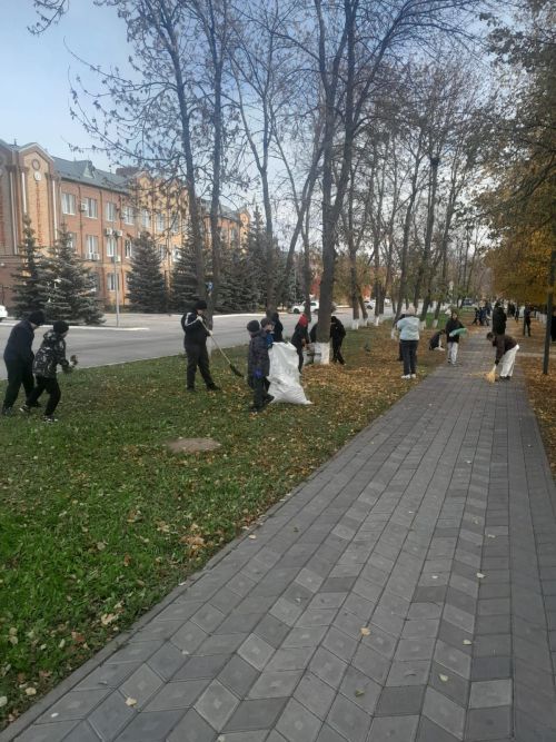 Гимназия имени М.М. Вахитова: субботник стал доброй традицией